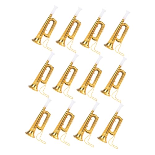 WOONEKY 12 Stück Teiliges Trumpetenspielzeug aus Buntem Geruchlosem Abs Kunststoff Kleines Lustiges Blasinstrument für Jungen und Mädchen Sicher und Langlebig Geburtstags und WOONEKY 12 Stück Teiliges Trumpetenspielzeug aus Buntem Geruchlosem Abs Kunststoff Kleines Lustiges Blasinstrument für Jungen und Mädchen Sicher und Langlebig Geburtstags und von WOONEKY