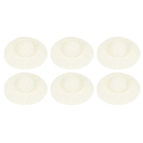 WOONEKY 12Stücke Mini Papier Stoff Hüte für Puppen Breiter Krempe DIY Zubehör für Kreative Bastelprojekte Spielzeugdekoration und Schulprojekte WOONEKY 12Stücke Mini Papier Stoff Hüte für Puppen Breiter Krempe DIY Zubehör für Kreative Bastelprojekte Spielzeugdekoration und Schulprojekte von WOONEKY