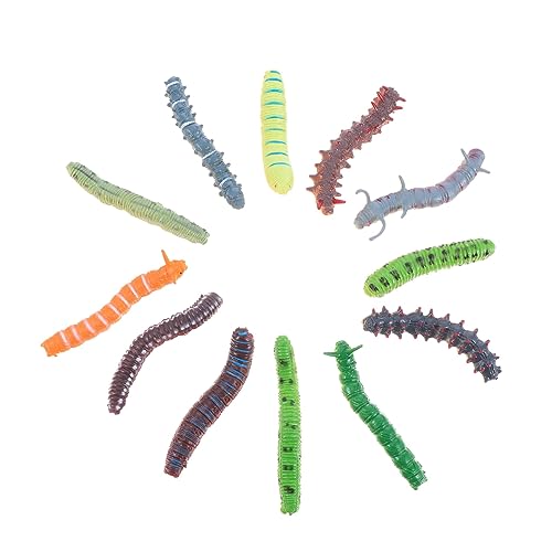 WOONEKY 12Stücke Realistische Falsche Insekten für Party Dekoration Hergestellt aus Sicherem Material Lustige Requisiten für Erwachsene von WOONEKY