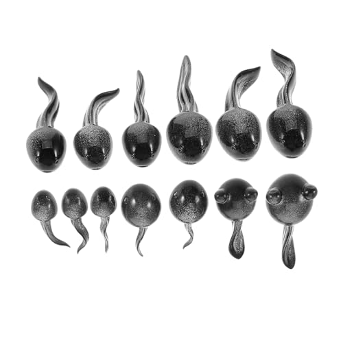 WOONEKY 13 Stück Miniaturisierte Tadpole Figuren Teiliges aus Harz Dekoration für Moosgärten Aquarien Teiche und Balkone Realistische und Niedliche Tierornamente für und Außenbereiche WOONEKY 13 Stück Miniaturisierte Tadpole Figuren Teiliges aus Harz Dekoration für Moosgärten Aquarien Teiche und Balkone Realistische und Niedliche Tierornamente für und Außenbereiche von WOONEKY
