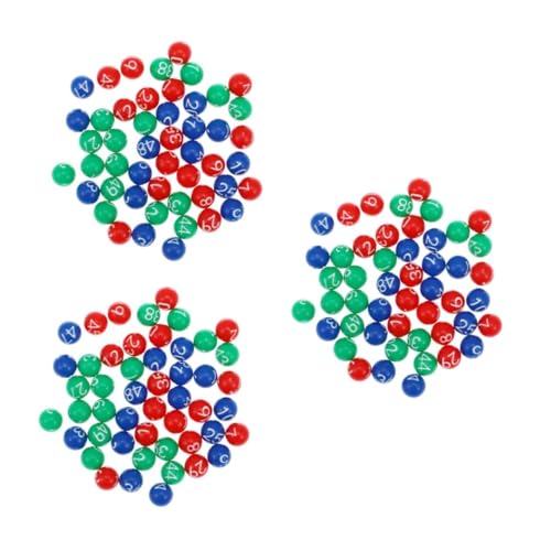 WOONEKY 147 Stück Ball Nummerierte Bälle Für Tombola Ball Mit Zahlen Tombola Zahlen Bälle Ball Für Bingo Zahlen Bälle Tombola Spiel Bälle Tombola Bingo Spielzeug Nummerierte Spiel Bälle von WOONEKY