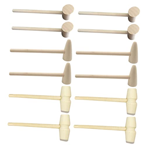 WOONEKY 15 Stück Teiliges Holz Mini Hämmer aus Natürlichem Geruchlosem Holz Sicher und Glatt Verarbeitet Pädagogisches für Jungen und Mädchen zum Spielerischen Lernen und Motoriktraining WOONEKY 15 Stück Teiliges Holz Mini Hämmer aus Natürlichem Geruchlosem Holz Sicher und Glatt Verarbeitet Pädagogisches für Jungen und Mädchen zum Spielerischen Lernen und Motoriktraining von WOONEKY