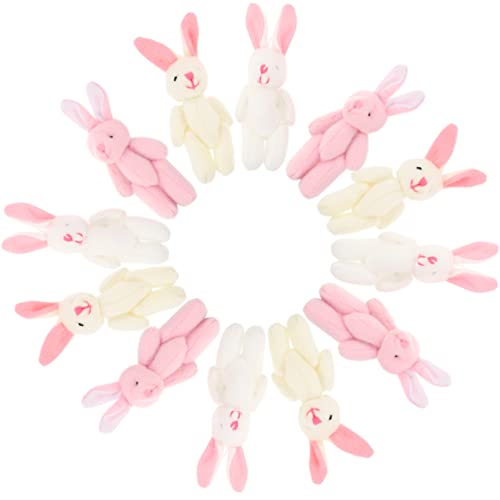 WOONEKY 15 Stück Teiliges Kleiner Plüschkaninchen Anhänger Süße Stofftiere Deko für Süßes Hase für Partys und Dekorationen WOONEKY 15 Stück Teiliges Kleiner Plüschkaninchen Anhänger Süße Stofftiere Deko für Süßes Hase für Partys und Dekorationen von WOONEKY