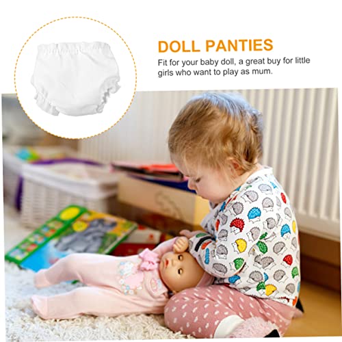 WOONEKY 15 Stück Teiliges Puppenunterwäsche für Puppen Elastische All Match Mini Doll Unterhosen Weiß Bequem Strapazierfähig und Einfach Anzuziehen Puppenzubehör WOONEKY 15 Stück Teiliges Puppenunterwäsche für Puppen Elastische All Match Mini Doll Unterhosen Weiß Bequem Strapazierfähig und Einfach Anzuziehen Puppenzubehör von WOONEKY