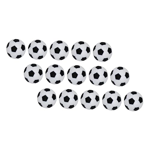 WOONEKY 15 Stück Tischfußball Bälle Langlebigem Ersatzkugeln für Tischfußballspiele für Standard Tischkicker Robust und Auszutauschen für Freizeitsport WOONEKY 15 Stück Tischfußball Bälle Langlebigem Ersatzkugeln für Tischfußballspiele für Standard Tischkicker Robust und Auszutauschen für Freizeitsport von WOONEKY