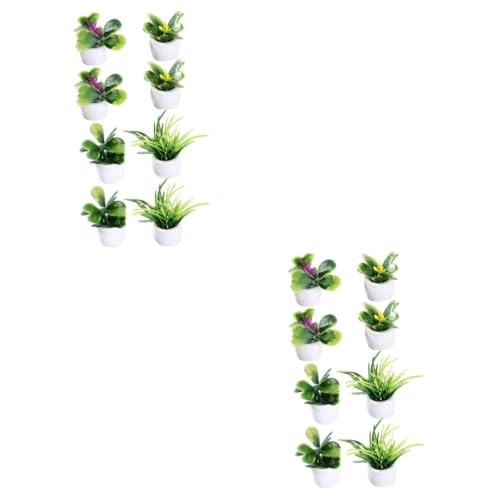 WOONEKY 16 Stck. Teiliges Bonsai Pflanzen für Puppenhäuser Resin Dekoration für Foto Requisite Pflegeleicht und Farbenfroh für Kreative Wohnräume WOONEKY 16 Stck. Teiliges Bonsai Pflanzen für Puppenhäuser Resin Dekoration für Foto Requisite Pflegeleicht und Farbenfroh für Kreative Wohnräume von WOONEKY