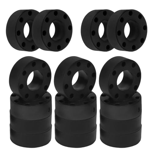 WOONEKY Tischfußballzubehör 16 Stück Gummipuffer Stoßfänger für Tischfußballtische Elastisch Langlebig Installieren Robust für Tischfußballspiele von WOONEKY
