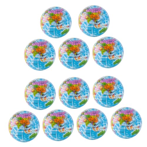 WOONEKY 18 Stück Teiliges PU Elastik Stressbälle Weiche Elastische Antistressspielzeuge für Erwachsene Partyspielzeug Langlebige Glatte Oberfläche für Handentspannung und Spielspaß von WOONEKY
