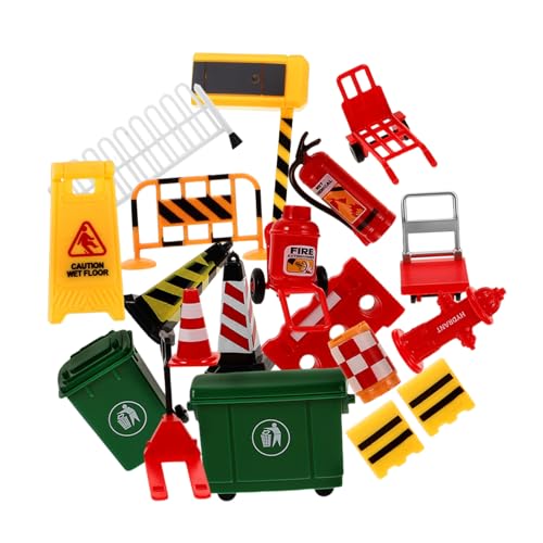 WOONEKY 19 Stück Teiliges Miniatur Verkehrszeichen Robuste Verkehrsleitkegel Realistische Straßenabsperrung für Pädagogisches Verkehrserziehungsspielzeug Kombinierbar mit WOONEKY 19 Stück Teiliges Miniatur Verkehrszeichen Robuste Verkehrsleitkegel Realistische Straßenabsperrung für Pädagogisches Verkehrserziehungsspielzeug Kombinierbar mit von WOONEKY