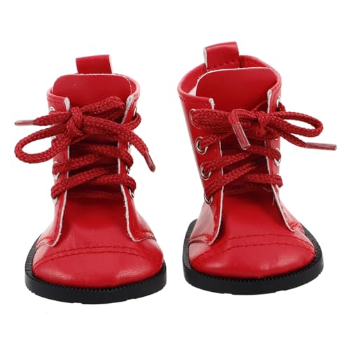 WOONEKY 1Paar Puppenstiefel aus PU Leder für Puppen Anziehschuhe mit Realistischen Details Zubehör für Puppenmode und Kreative Spielwelten WOONEKY 1Paar Puppenstiefel aus PU Leder für Puppen Anziehschuhe mit Realistischen Details Zubehör für Puppenmode und Kreative Spielwelten von WOONEKY