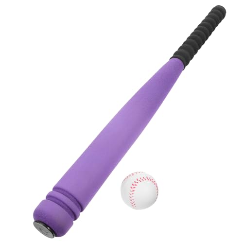WOONEKY 1Satz Baseball Set für Trainings Baseballschläger aus Schwammgummi mit Ball Outdoor für Mädchen und Jungen für Garten und Parkaktivitäten von WOONEKY