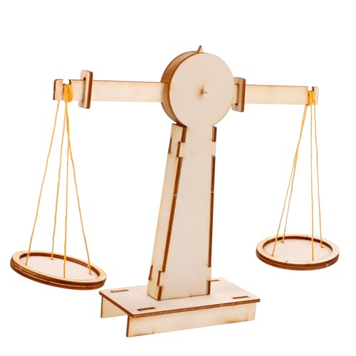 WOONEKY 1Satz DIY Holzwaage für Lehrmittel Mathematik und Wissenschaft Sicheres und Kreatives Lernspielzeug für Frühes Lernen für Montessori Experimente WOONEKY 1Satz DIY Holzwaage für Lehrmittel Mathematik und Wissenschaft Sicheres und Kreatives Lernspielzeug für Frühes Lernen für Montessori Experimente von WOONEKY