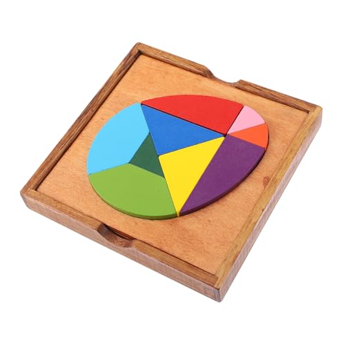 WOONEKY 1Satz Holz Tangram Puzzle Farbige Eiform Bausteine für Frühes Lernen Pädagogisches Gehirnentwicklungsspielzeug für Kleinkinder und für Kreatives WOONEKY 1Satz Holz Tangram Puzzle Farbige Eiform Bausteine für Frühes Lernen Pädagogisches Gehirnentwicklungsspielzeug für Kleinkinder und für Kreatives von WOONEKY