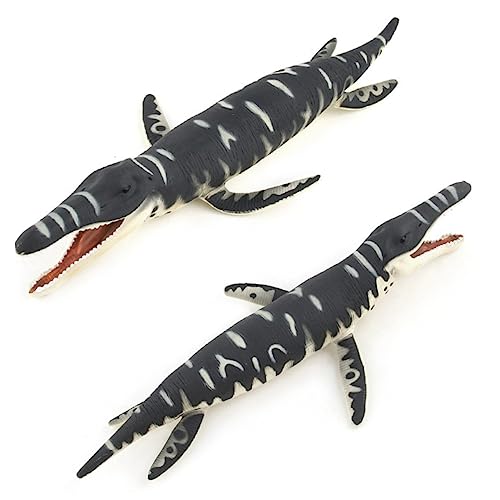 WOONEKY Liopleurodon Dinosaurier Modell 1Stück Künstliche Figur für Kinder Realistisches Dinosaurier Spielzeug Dekoration für Zimmer und Büro für Jungen und Sammler von WOONEKY