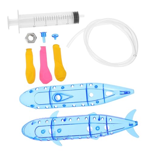 WOONEKY 1Stück Selbstgemachtes Boot Modell für Auftriebsprinzip Experimentelles zur Demonstration von Auftrieb für Schule und Zuhause Fördert von WOONEKY