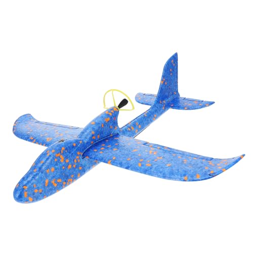 WOONEKY 1Stück Wiederaufladbares Flugzeugspielzeug mit Bunten Lichtern Leichtes Pädagogisches für Drinnen und Draußen von WOONEKY