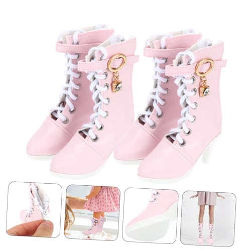 WOONEKY 2 Paare Puppen Stöckelschuhe Miniatur High Heel Boots für Puppen Modische Dress up Accessoires Geeignet für Praktische und Liebevoll Gestaltete WOONEKY 2 Paare Puppen Stöckelschuhe Miniatur High Heel Boots für Puppen Modische Dress up Accessoires Geeignet für Praktische und Liebevoll Gestaltete von WOONEKY