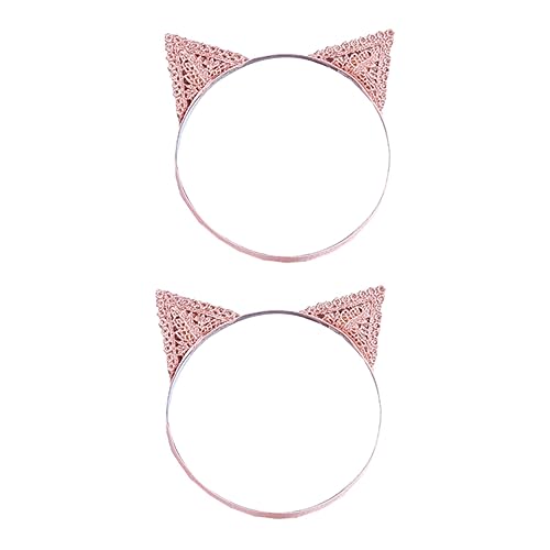 WOONEKY 2 STÜCK Haarreifen mit Katzenohren Weiches Hautfreundliches Material Dehnbar und Langlebig Süßes Stirnband für Mädchen und Kleinkinder für Alltag und Fotoshootings WOONEKY 2 STÜCK Haarreifen mit Katzenohren Weiches Hautfreundliches Material Dehnbar und Langlebig Süßes Stirnband für Mädchen und Kleinkinder für Alltag und Fotoshootings von WOONEKY
