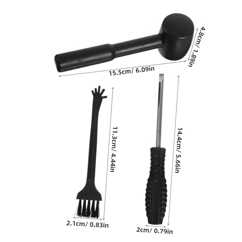 WOONEKY 2 Sätze Ausgrabungswerkzeug Langlebiges Metall DIY Archäologie Pinsel und Grabwerkzeug Motorikförderndes Lernspielzeug für Jungen und Mädchen Leichtes Kinderwerkzeug Kit von WOONEKY
