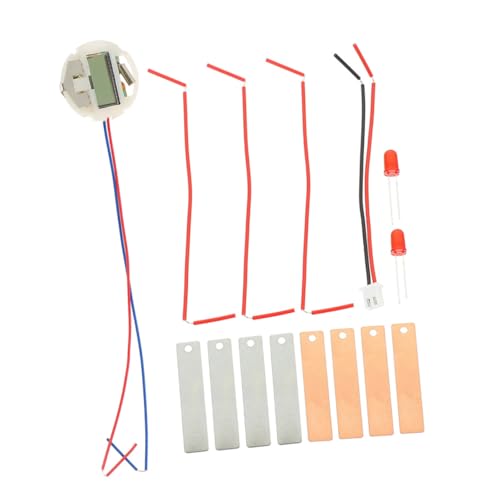 WOONEKY 2 Sätze DIY Fruchtbatterie Experimentierkasten Metall Elektronische Uhr Wissenschaftsprojekt Lernspielzeug Für Schüler Kreativität Und Praktische Fähigkeiten von WOONEKY