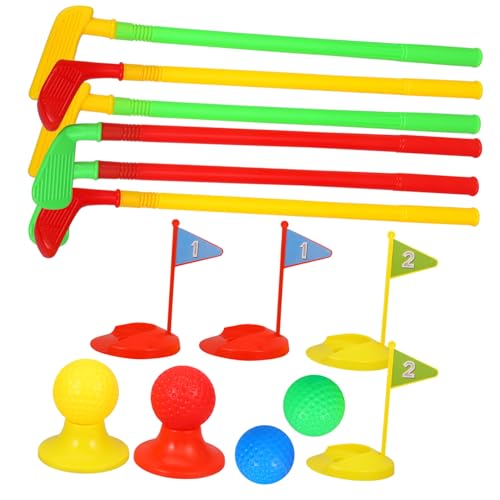 WOONEKY 2 Sätze Golfspielzeug Set mit Teiligem Mini Golfballspiel Leichtes Kunststoff Golfschläger Set für Indoor und Outdoor Fördert Bewegung und Eltern Junge Mädchen Zufällige Farbe WOONEKY 2 Sätze Golfspielzeug Set mit Teiligem Mini Golfballspiel Leichtes Kunststoff Golfschläger Set für Indoor und Outdoor Fördert Bewegung und Eltern Junge Mädchen Zufällige Farbe von WOONEKY