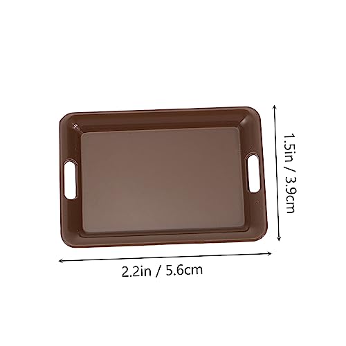 WOONEKY 2 Sätze Miniatur Küchenzubehör mit Glatten Kanten für Spielküche Puppendekoration Micro Landscape Kid Toy von WOONEKY