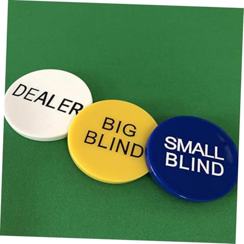 WOONEKY 2 Sätze Poker Chips mit Zahlenmarken Poker Gambling Tokens für Hold Small Big Blind Langebige Spielchips mit Glatten Kanten und Lernspiele von WOONEKY