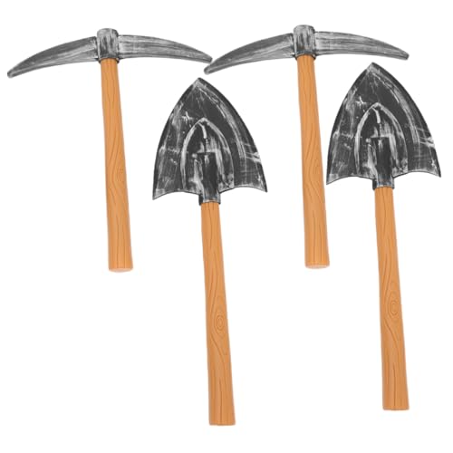 WOONEKY 2 Sätze Schwamm Spitzhacke und Schaufel für Halloween und Cosplay Teiliges Requisiten für Zwergen Kostüme Bühnenaccessoires für Partys und Aufführungen WOONEKY 2 Sätze Schwamm Spitzhacke und Schaufel für Halloween und Cosplay Teiliges Requisiten für Zwergen Kostüme Bühnenaccessoires für Partys und Aufführungen von WOONEKY