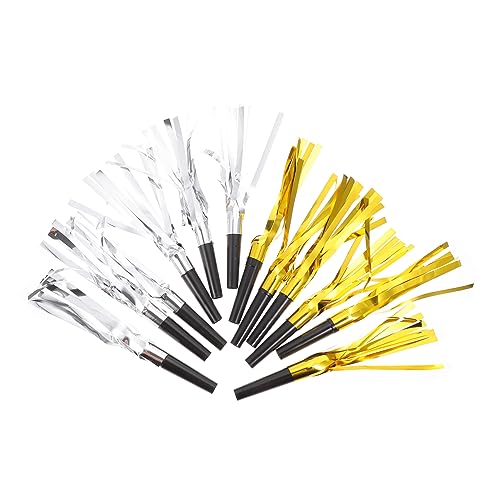 WOONEKY 2 Sätze Shining Tassel Trillerpfeifen für Bunte Spielzeuge für Partys Geburtstagsfeiern und Festlichkeiten Sicher und Laut als Mitgebsel für Junge Mädchen WOONEKY 2 Sätze Shining Tassel Trillerpfeifen für Bunte Spielzeuge für Partys Geburtstagsfeiern und Festlichkeiten Sicher und Laut als Mitgebsel für Junge Mädchen von WOONEKY