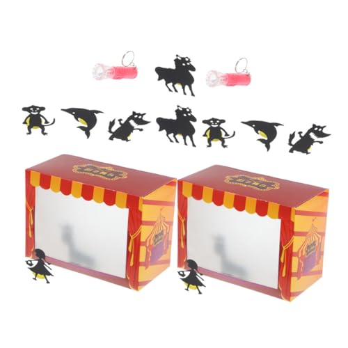 WOONEKY 2 Satz DIY Schattenpuppen Theater Set Teilig für Interaktives Bastelspielzeug Handgemacht Fördert Kreativität und Feinmotorische Fähigkeiten für Fantasievolles Geschichtenerzählen WOONEKY 2 Satz DIY Schattenpuppen Theater Set Teilig für Interaktives Bastelspielzeug Handgemacht Fördert Kreativität und Feinmotorische Fähigkeiten für Fantasievolles Geschichtenerzählen von WOONEKY