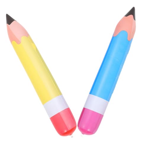 WOONEKY 2 Stück Aufblasbare Bleistifte Lustige Riesige Bleistiftballons für Schulanfang und Klassenzimmerdeko Robuste Wiederverwendbare Luftballons für Kreative Feierlichkeiten und Partys WOONEKY 2 Stück Aufblasbare Bleistifte Lustige Riesige Bleistiftballons für Schulanfang und Klassenzimmerdeko Robuste Wiederverwendbare Luftballons für Kreative Feierlichkeiten und Partys von WOONEKY