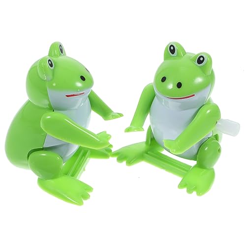 WOONEKY 2 Stück Aufziehspielzeug Frosch Energieeffizientes Batteriefreies Kinderspielzeug für Kreative Spielmomente für Jungen und Fördert die Kindliche Kreativität und Erinnerungen WOONEKY 2 Stück Aufziehspielzeug Frosch Energieeffizientes Batteriefreies Kinderspielzeug für Kreative Spielmomente für Jungen und Fördert die Kindliche Kreativität und Erinnerungen von WOONEKY