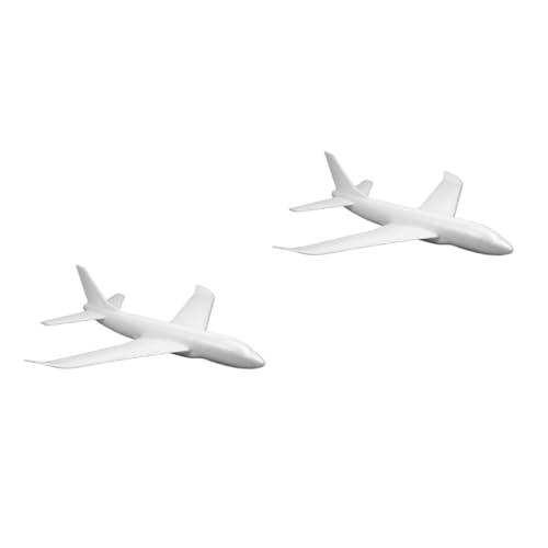 WOONEKY 2 Stück DIY Flugzeugmodelle, Schaumstoff Flugzeugmodelle, Schaumstoff Flugzeugmodelle, DIY Heim Desktop Dekorationen, Manuelles Wurfflugzeug, Segelflugzeuge, Spielzeug Für Kinder, von WOONEKY