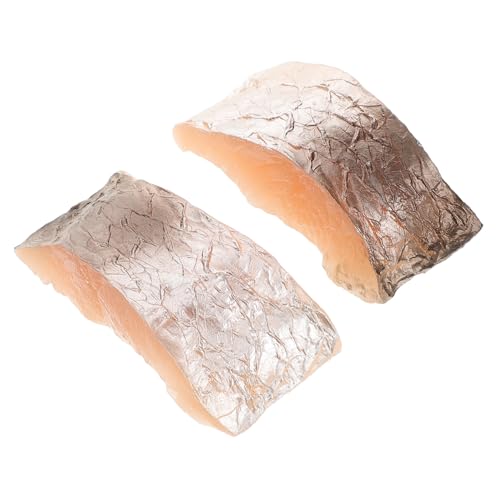 WOONEKY 2 Stück Dekorative Fischsteaks für Fotografie Party Dekoration Lebensmittel Modelle für Kreative Präsentationen WOONEKY 2 Stück Dekorative Fischsteaks für Fotografie Party Dekoration Lebensmittel Modelle für Kreative Präsentationen von WOONEKY