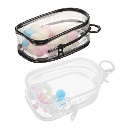 WOONEKY 2 Stück Durchsichtige Figuren Präsentationstasche mit Schlüsselanhänger PVC Aufbewahrungstasche für Sammlerfiguren und Plüschtiere für Zuhause und Ausstellungen WOONEKY 2 Stück Durchsichtige Figuren Präsentationstasche mit Schlüsselanhänger PVC Aufbewahrungstasche für Sammlerfiguren und Plüschtiere für Zuhause und Ausstellungen von WOONEKY
