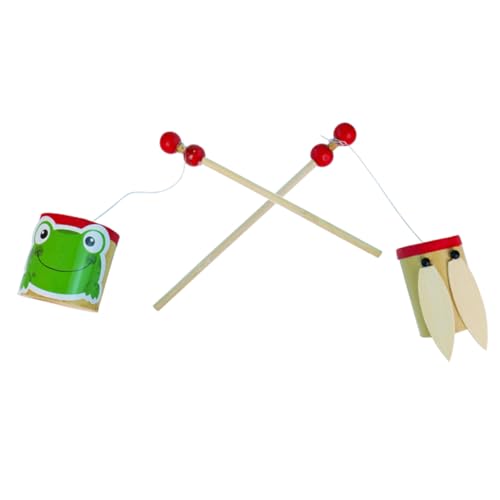 WOONEKY 2 Stück Erziehungs Bambus Handspielzeug mit Geräuschen Frosch für Kleinkinder für Kindergarten und Kreative Lernspiele WOONEKY 2 Stück Erziehungs Bambus Handspielzeug mit Geräuschen Frosch für Kleinkinder für Kindergarten und Kreative Lernspiele von WOONEKY