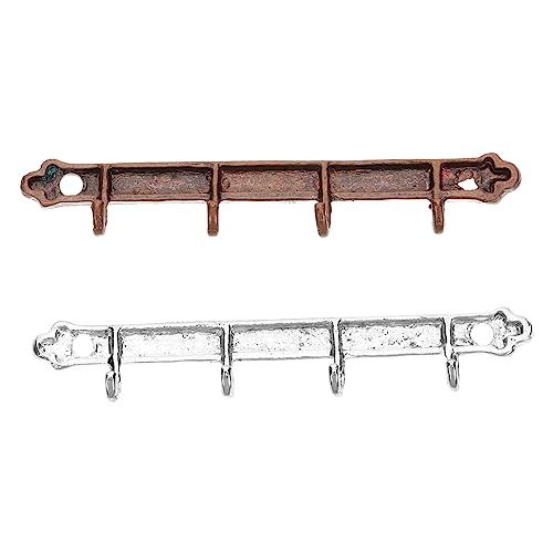 WOONEKY 2 Stück Haken Kleine Hängehaken für Puppenhaus Dekoration für Küchenaccessoires Farblich Abgestimmt und Robust und Praktisch für DIY Projekte WOONEKY 2 Stück Haken Kleine Hängehaken für Puppenhaus Dekoration für Küchenaccessoires Farblich Abgestimmt und Robust und Praktisch für DIY Projekte von WOONEKY