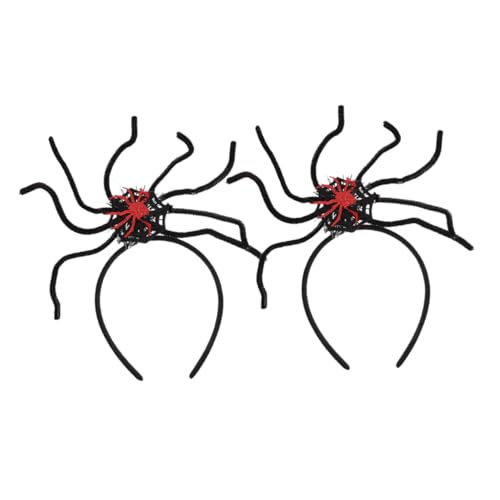 WOONEKY 2 Stück Halloween Haarreif mit Dreidimensionaler Spinne Verstellbar Weiches Material Einzigartiges Spinnen Design für Damen Cosplay Party und Halloween Fest WOONEKY 2 Stück Halloween Haarreif mit Dreidimensionaler Spinne Verstellbar Weiches Material Einzigartiges Spinnen Design für Damen Cosplay Party und Halloween Fest von WOONEKY