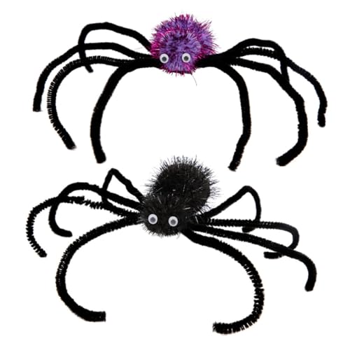 WOONEKY 2 Stück Halloween Haarspangen Spinnen Haarklammern Party Haarschmuck für Frauen Mädchen Rutschfest Auffällig Passend zu Kostümen und Spinnennetz motiven WOONEKY 2 Stück Halloween Haarspangen Spinnen Haarklammern Party Haarschmuck für Frauen Mädchen Rutschfest Auffällig Passend zu Kostümen und Spinnennetz motiven von WOONEKY