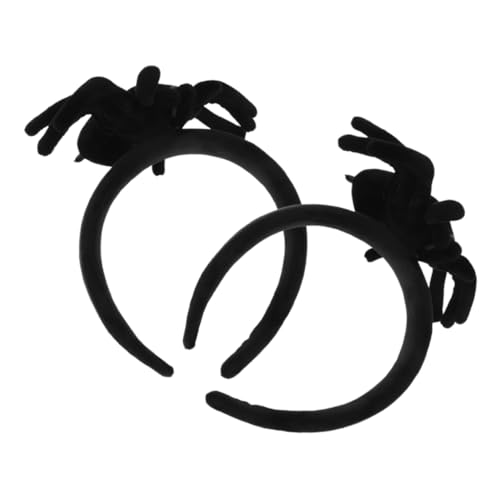 WOONEKY 2 Stück Halloween Spinnen Haarreif Kuschelige Cosplay Kopfbedeckung für Halloween Karneval und Maskerade Leicht und Bequem für Partys WOONEKY 2 Stück Halloween Spinnen Haarreif Kuschelige Cosplay Kopfbedeckung für Halloween Karneval und Maskerade Leicht und Bequem für Partys von WOONEKY
