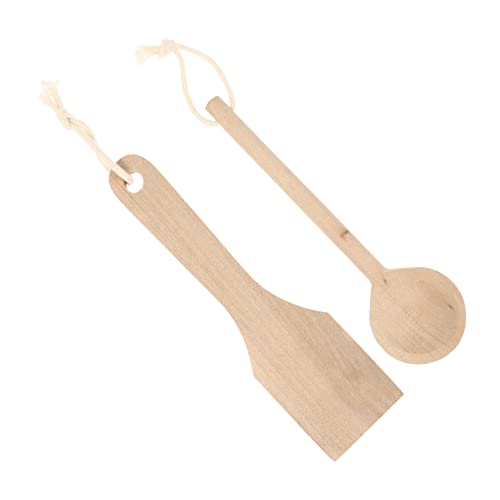 WOONEKY 2 Stück Holz Küchenspielzeug Teiliges mit Kochlöffel und Schaufel Leichtes Kindersicheres Rollenspielküchenzubehör für Jungen und Mädchen Kreativität und Hand Auge Koordination WOONEKY 2 Stück Holz Küchenspielzeug Teiliges mit Kochlöffel und Schaufel Leichtes Kindersicheres Rollenspielküchenzubehör für Jungen und Mädchen Kreativität und Hand Auge Koordination von WOONEKY