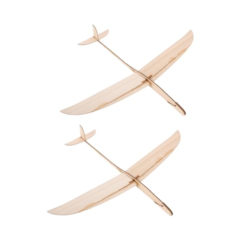 WOONEKY 2 Stück Holzflugzeug Modellset zum Selberbauen Teiliges DIY für Einfach zu Montieren Langlebig für Lange Strecken Fördert Geschicklichkeit und Koordination WOONEKY 2 Stück Holzflugzeug Modellset zum Selberbauen Teiliges DIY für Einfach zu Montieren Langlebig für Lange Strecken Fördert Geschicklichkeit und Koordination von WOONEKY