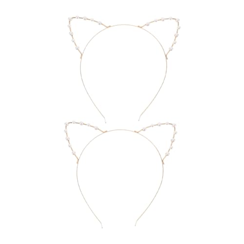 WOONEKY 2 Stück Katzenohren Haarreif für und Mädchen Verspieltes Accessoire für Halloween und Cosplay Süßes Haarband für Partys und Besondere Anlässe WOONEKY 2 Stück Katzenohren Haarreif für und Mädchen Verspieltes Accessoire für Halloween und Cosplay Süßes Haarband für Partys und Besondere Anlässe von WOONEKY
