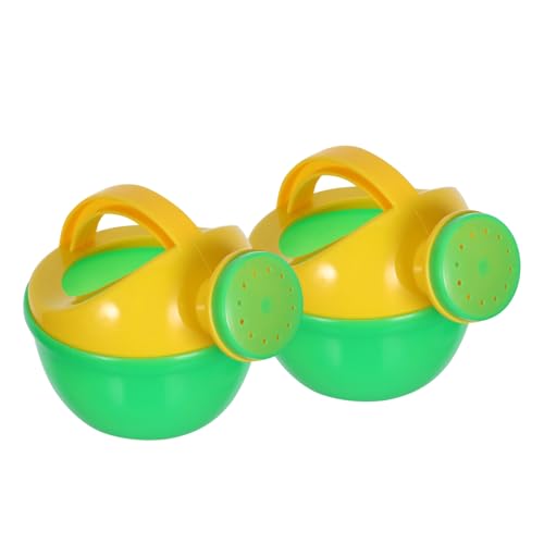 WOONEKY 2 Stück Kleines Teiliges Gießkannen aus Robustem Kunststoff Tragbarer Wassersprinkler für Badewanne und Interaktives Badespielzeug Hand Koordination von WOONEKY