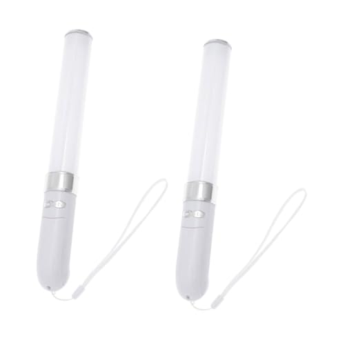 WOONEKY 2 Stück LED Glühstäbe Leuchtende Cheer Sticks für Partys Konzerte und Festivals Farben ohne Batterie für und Deko WOONEKY 2 Stück LED Glühstäbe Leuchtende Cheer Sticks für Partys Konzerte und Festivals Farben ohne Batterie für und Deko von WOONEKY