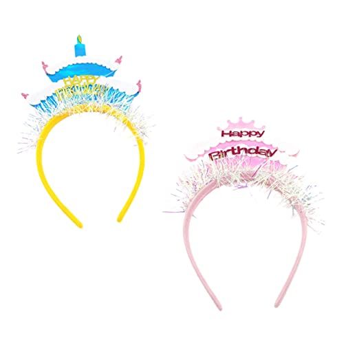 WOONEKY 2 Stück Leuchtende Haarreifen für Glitzernde Party Accessoires für Geburtstagsfeiern und Foto Requisiten für Mädchen und Frauen WOONEKY 2 Stück Leuchtende Haarreifen für Glitzernde Party Accessoires für Geburtstagsfeiern und Foto Requisiten für Mädchen und Frauen von WOONEKY