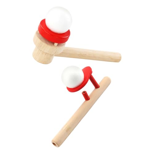WOONEKY 2 Stück Lustiger Lustiger Schwebender Ball für Motorik Training Lippenmuskel stärkung Handliche Freizeitaktivität für Ab Jahren und Spaßig von WOONEKY