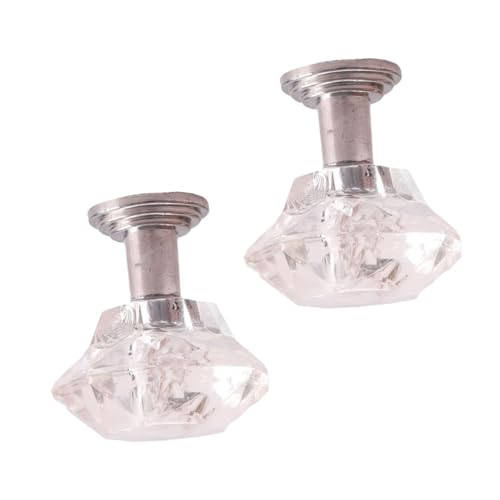 WOONEKY 2 Stück Miniatur Puppenhaus Deckenlampe Teiliges aus Hochwertigem Detailgetreues Miniaturmöbel Dekorative Mini Hängelampe für Puppenmöbel Robust und Kindgerecht von WOONEKY