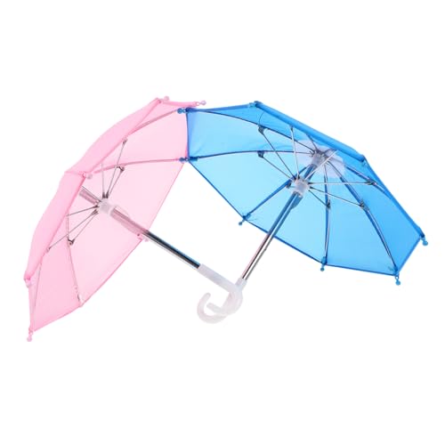 WOONEKY 2 Stück Miniatur Regenschirm für Puppenhäuser Teiliges Zubehör Blau Lifelike Dekoration für DIY Szenen Puppen Accessoire für Kreative Gestaltung WOONEKY 2 Stück Miniatur Regenschirm für Puppenhäuser Teiliges Zubehör Blau Lifelike Dekoration für DIY Szenen Puppen Accessoire für Kreative Gestaltung von WOONEKY