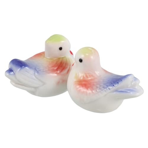 WOONEKY 2 Stück Porzellan Essstäbchenhalter Keramische Tischdekoration Enten Figur für Miniatur Garten und Sandtisch Dekoration WOONEKY 2 Stück Porzellan Essstäbchenhalter Keramische Tischdekoration Enten Figur für Miniatur Garten und Sandtisch Dekoration von WOONEKY